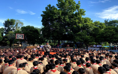 Sosialisasi bersama Bpk. Aipda MP. Ambarita